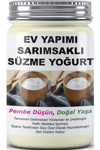 SPANA Ev Yapımı Sarımsaklı Süzme Yoğurt 330gr