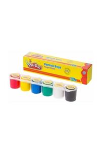 Play Doh Parmak Boyası 6 Renk X 25 Ml Paletli Kap