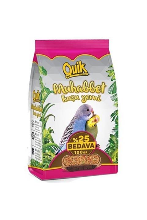 Quik Gurme Muhabbet Kuşu Yemi 500 gr