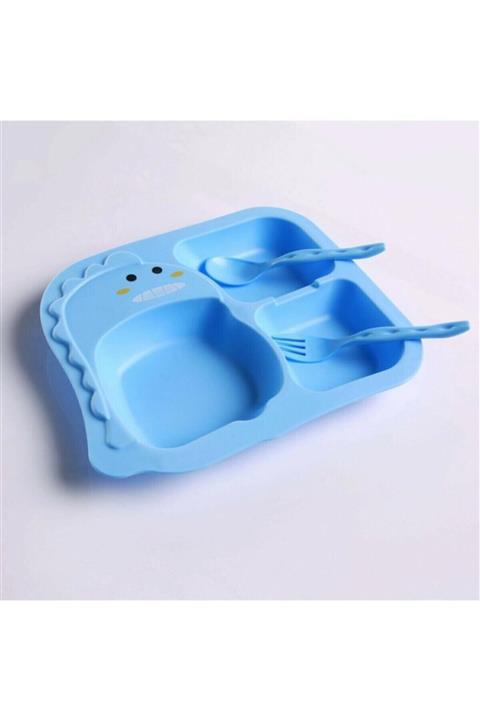 LİTTLUNCH Bebe Mama Kabı Mavi