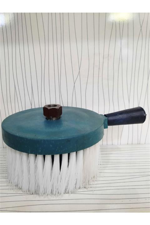 FABRE FACTA Su Sıçratmayan Dönerli Koltuk Yıkama Fırçası Polisaj Fırcası Su Sıçratmayan