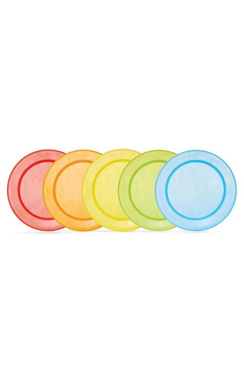 Munchkin 5 Parça Mama Tabak Seti Balık Desenli 19 cm Pa039