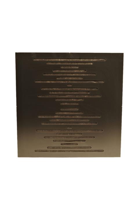 Silent Akustik Ahşap Difüzör Panel Siyah 50x50 Cm Siyah