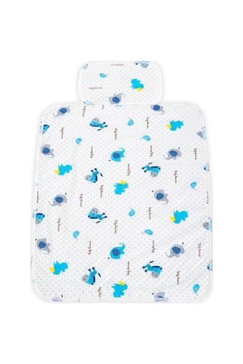 Moje Pratik Alt Açma - Zebra Desen Mavi