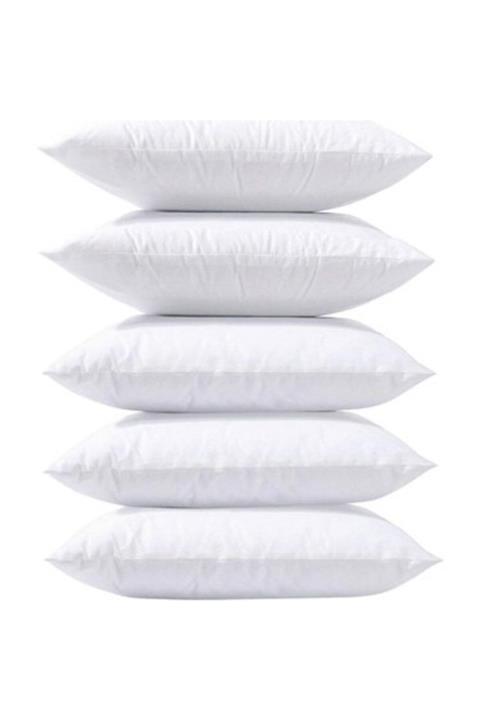 NEWJEROX 5 Adet Antialerjik Boncuk Slikon Yastık 600 gr/ 50x70
