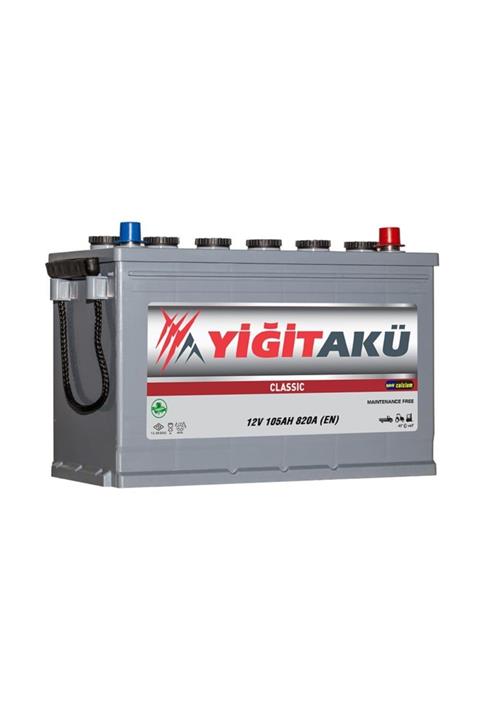 Yiğit 12 V 105 Ah-amper H4 Düz Mf Akü