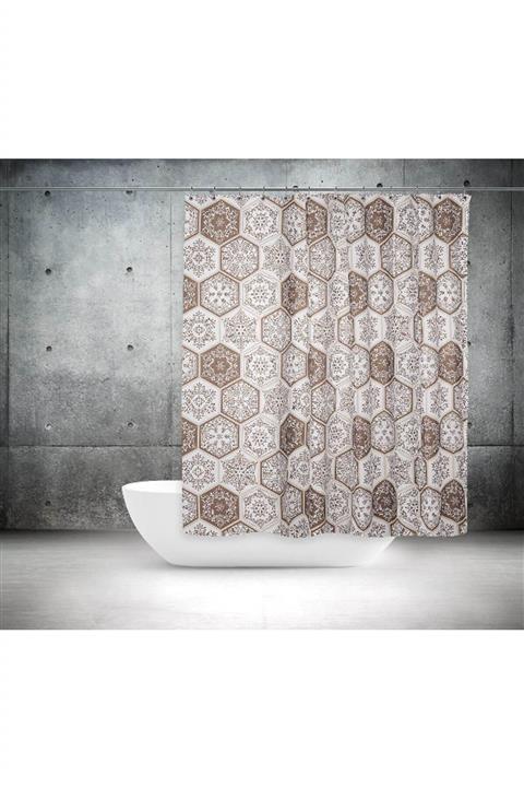 Tropik Banyo Duş Perdesi 2345 Çift Kanat 2x120x200