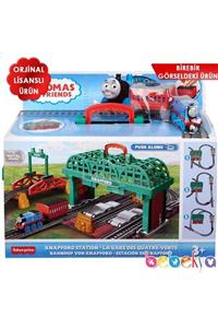 FISHER PRICE Orjinal Fisher Price Thomas Ve Arkadaşları Knapford Istasyonu 3 Ü 1 Arada Thomas&friends Ghk74