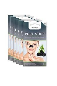 StopEver Charcoal Pore Strip Kömürlü Siyah Nokta Plasteri 6x6 Adet