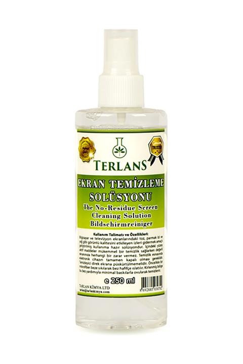 Terlans Profesyonel Ekran Temizleyici 250 ml No-residue Screen Cleaner + Hassas Yüzey Temizleme Bezi