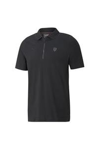 Puma Ferrari Style Polo Erkek Siyah Polo T-shirt - 53177401