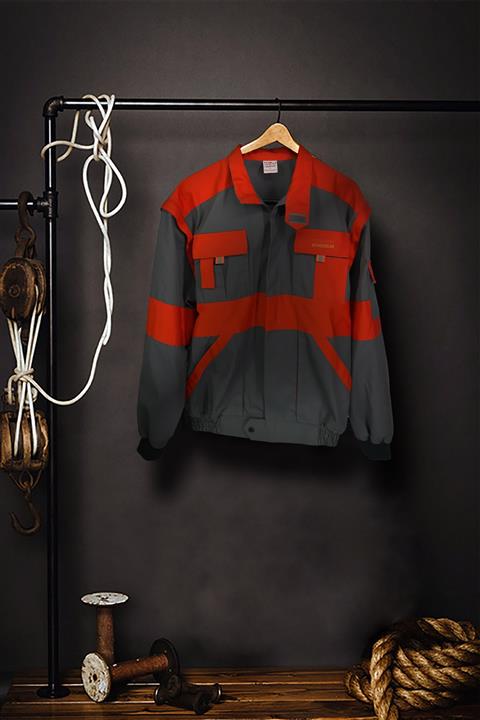 simgeden iş elbiseleri Kolu Fermarlı Iş Mont