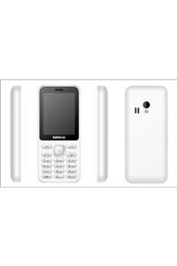 Nokia 500 Kamerasız Çift Hatlı Hafıza Kartlı Tuşlu Cep Telefonu Beyaz