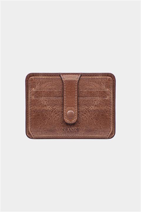Grande Hakiki Deri Slim Yatay Kartlık 11x8 cm