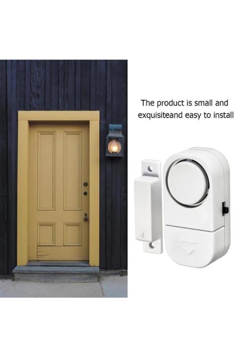 Kısmet Pilli Kapı Pencere Mini Alarm Yüksek Sesli Hırsız Savar Alarm