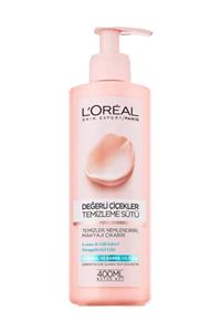 L'Oreal Paris L'oreal Değerli Çiçekler Temizleme Sütü Lotus & Gül Özleri Dengeleyici Etki 400ml