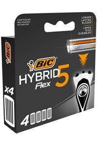 Bic Flex 5 Hybrid Yedek Tıraş Bıçağı Kartuşu 4'lü Kutu (5 Bıçak)