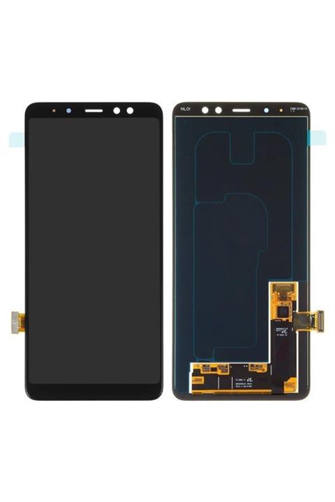 Samsung Galaxy A8 Plus 2018 Sm-a730 Lcd Ekran Dokunmatik Servis Orjinali Siyah