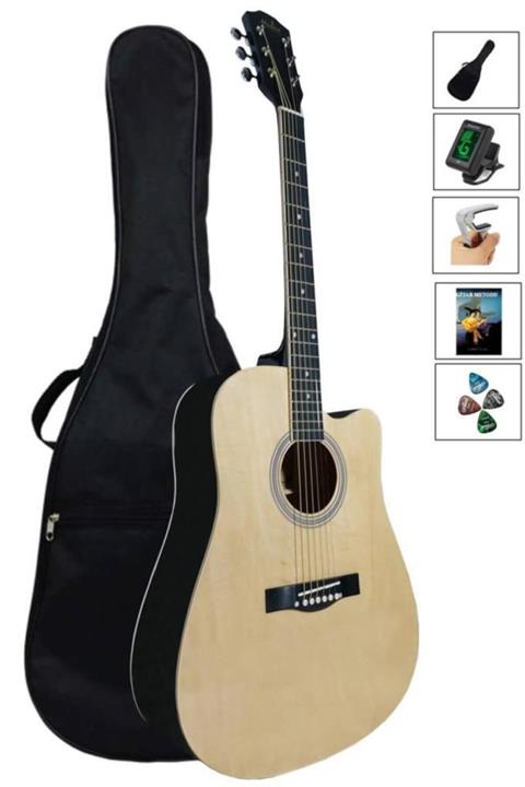 Midex Grx-41nt Kesik Kasa Akustik Gitar 4/4 Yetişkin Boy (çanta Tuner Capo Metod Pena)