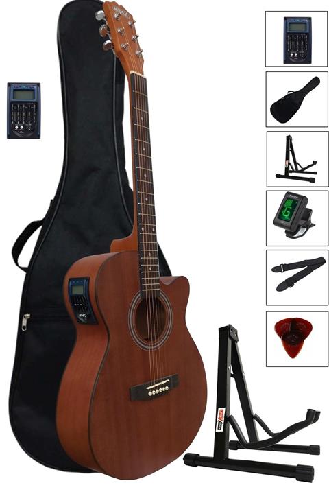 Midex Phx-188st Ekolayzerli Elektro Akustik Gitar 4/4 Masif Full Ağaç (STAND ÇANTA TUNER ASKI PENA)