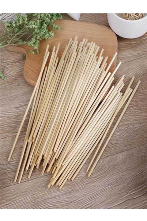 Kullanat Tahta Buğday Sapı Pipet 15cm 500'lü