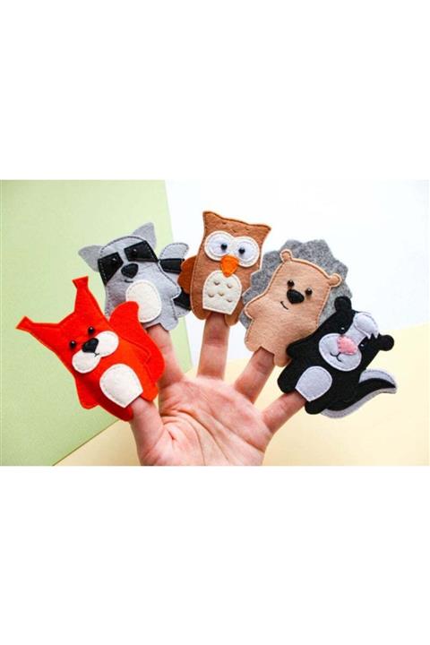 Duyuland Hayvanlar Parmak Kukla Seti-1
