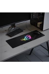 Gamemar Dikişli Yıkanabilir Gaming Oyuncu Mousepad Rog 80*30 cm