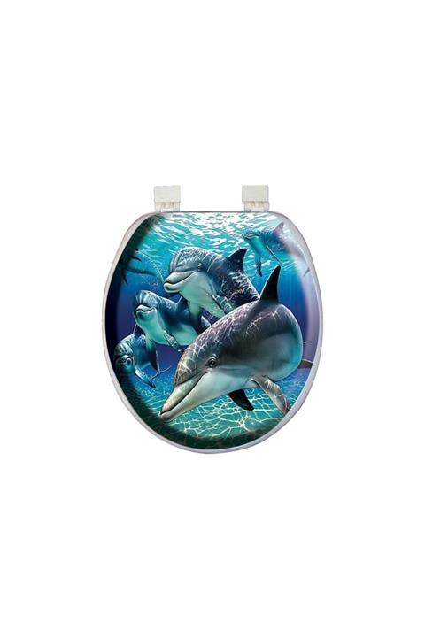 Alper Banyo Desenli Classic Süngerli Klozet Kapağı 1195