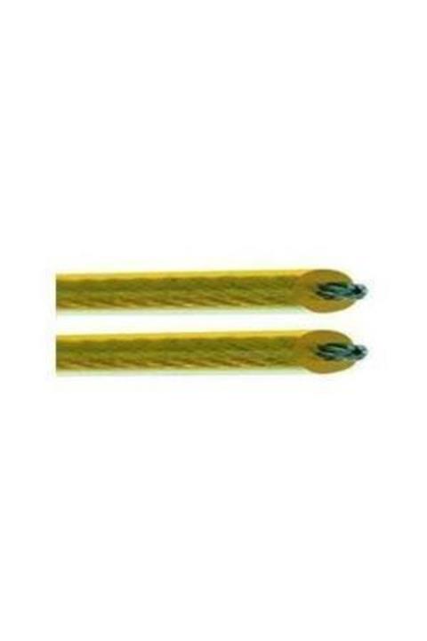 Badem10 Pvc Kaplı Izoleli Çelik Halat 4 Mm 25 Metre