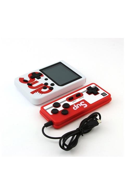 SUP Çift Kol 400 Nostalji Oyunlu Mini Atari Gameboy & Gamebox Oyun Konsolu