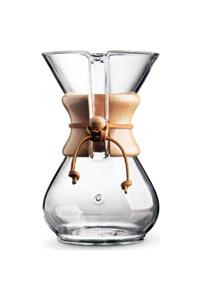 Epinox Chemex 4 Kişilik Kahve Demleme Ekipmanı 600 ml Cam Saygın Ticaret