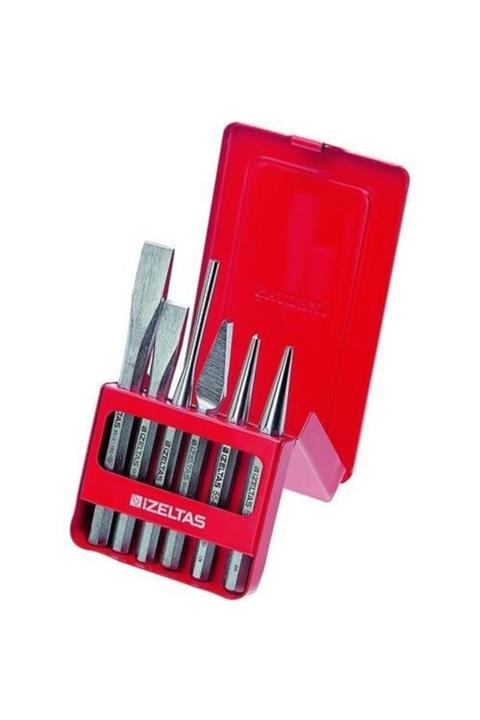 İzeltaş Keski Zımba Takımı 6 Parça