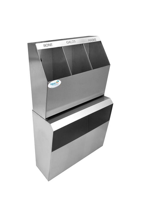 Okinox Metal 304 Paslanmaz Çelik Tek Kullanımlık Bone Galoş Önlük Kutusu. 8682134043928