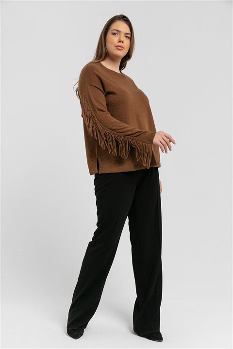 MARINARINALDI Aereo Kolları Püsküllü Kazak