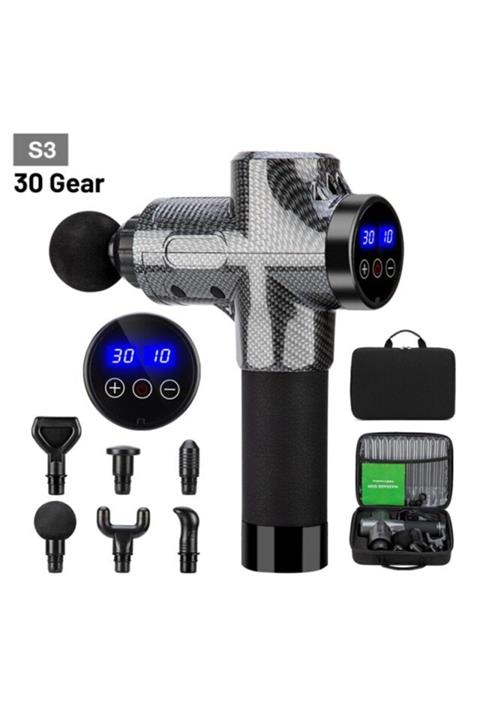 kulli Masaj Tabancası Ağrılasa Son Lcd Ekran 30 Vites Kas Masajı Ağrı Kesici