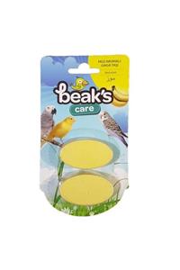 Beaks Muz Aromalı Kuş Gaga Taşı - Ikili