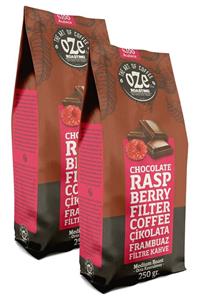 Oze Aromalı Filtre Kahve Chocolate Raspberry 500gr / French Press Için Öğütülmüş