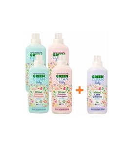 Green Clean Bitkisel Baby Çamaşır Deterjanı 2750ml Ve Baby Leke Çıkarıcı 2750ml