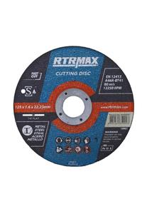 Rtrmax 50 Adet Inox Metal Kesici Taş Diski 125x1.6 Mm Spiral Avuç Içi Taşlama