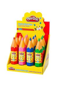 Play Doh Play-doh 12 Renk Jumbo Kuru Boya Plastik Tüp