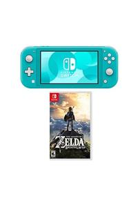 Nintendo Switch Lite Konsol Turkuaz + The Legend Of Zelda Breath Of The Wıld Oyun