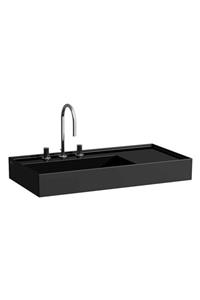 Laufen Kartell Lavabo Delıksız Sag Etajerlı 900x460 Mm Sıyah 8.1033.8.020.112.1