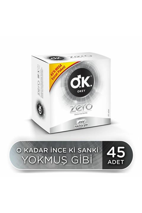 Okey Zero 45'li Prezervatif