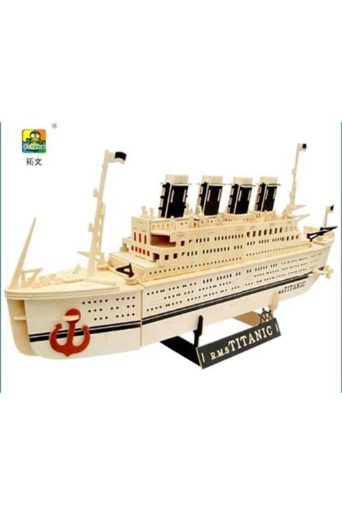 HAMAHA Ahşap Titanik Gemi Maketi Büyük Boy