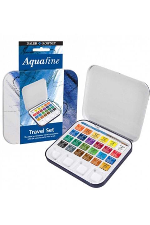 Daler Rowney Aquafine Travel Set 24'lü 5679712