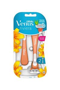 Gillette Venus Riviera Kadın Tıraş Bıçağı Touch Of Aloe 2'li