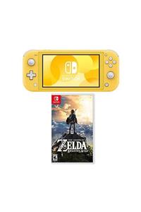 Nintendo Switch Lite Konsol Sarı + The Legend Of Zelda Breath Of The Wıld Oyun