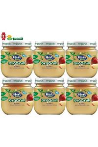 Hero Baby Kavanoz Maması Organik 120gr Organik Elmalı (6 LI SET)