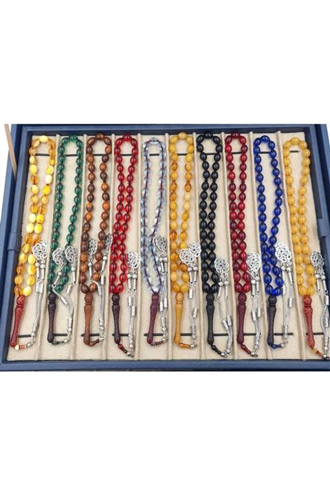 ZİQR TESBİH 10 Adet Toz Kehribar Set