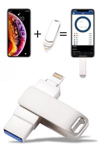 Favors Iphone Otg Usb Flash Bellek 64 Gb Usb 3.0 Hızlı Veri Aktarımı Tüm Iphone Modelleriyle Uyumlu